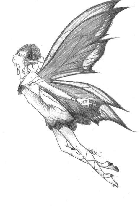 Fairy Sketch By Animeghostygirl On Deviantart Dessin Feerique Dessin
