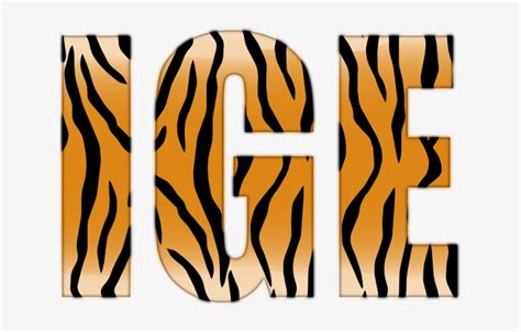 Tiger Stripe Font Tiger Png Text Transparent PNG 640x480 Free
