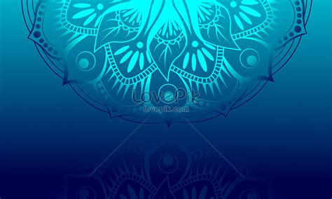 Blue Fantastic Mandala Background Download Free Banner Background