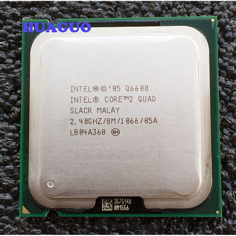 Intel Core 2 Quad Q6600 24 Ghz Quad Core Cpu Processor Slacr Lga 775