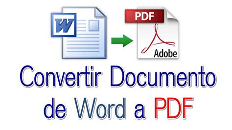 Fast, free conversion from pdf to word. Convertir Documento de Word a PDF Sin Programas - YouTube