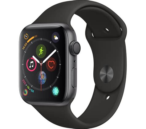The apple watch 6 (or apple watch series 6 if you want to be all proper about it) is the latest watch from the company alongside the apple watch se that launched at the same time. APPLE Watch Series 4 - Space Grey & Black Sports Band, 44 ...