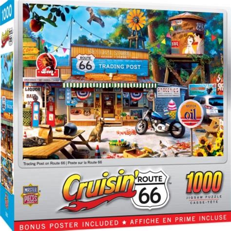 Masterpieces Cruisin Route 66 Trading Post On Route 66 1000 Piece