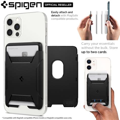 Spigen Magsafe Card Holder Rugged Armor Magfit Case For Magsafe Iphone