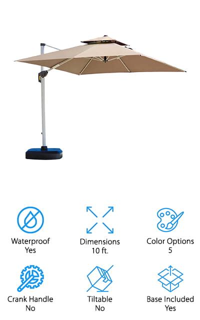 10 Best Cantilever Umbrellas 2020 Buying Guide Geekwrapped