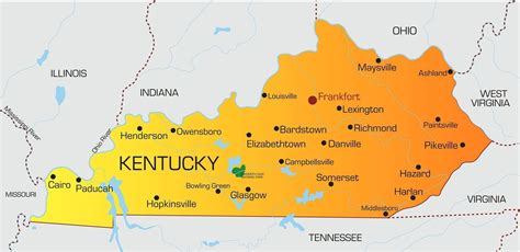 20 Unique Map Of Kentucky