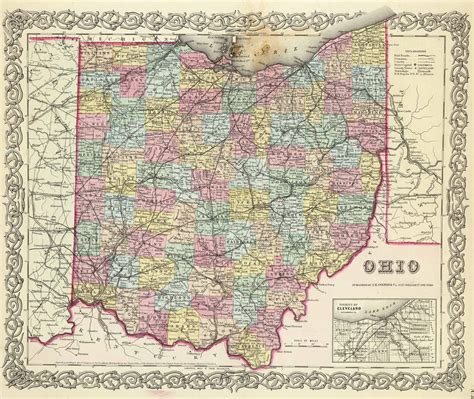 Printable Ohio County Map With Cities