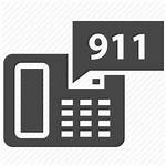 Icon 911 Phone Emergency Number Cell Mobile