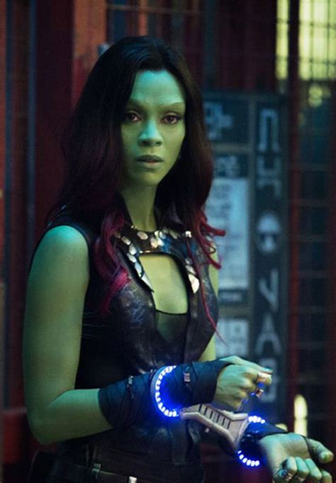 Zoe Saldana Stars As Gamora In Marvels Guardians Of The Galaxy
