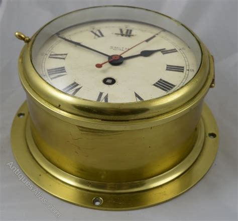 Antiques Atlas Smiths Astral Brass Ships Clock