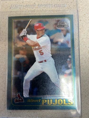 Albert Pujols T247 Prices 2001 Topps Chrome Traded Baseball Cards