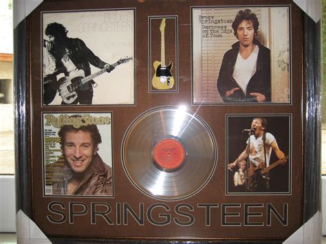 Bruce Springsteen Autographed Collage Etsy Denmark
