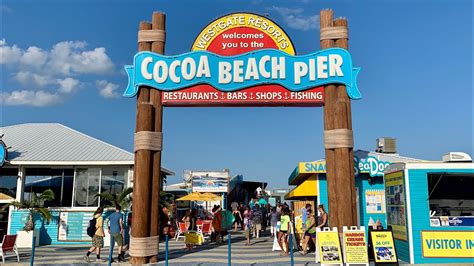 Cocoa Beach Pier Tour Cocoa Beach Fl Youtube
