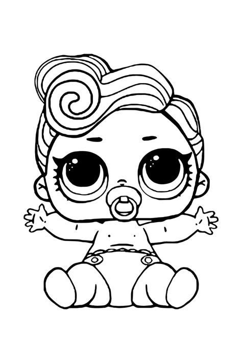 Lol Baby Cute Coloring Page Free Printable Coloring Pages For Kids