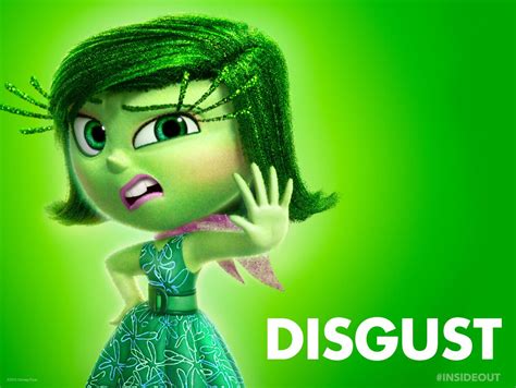 Inside Out: Disgust [ESTP] in 2020 | Inside out characters, Disney inside out, Inside out emotions