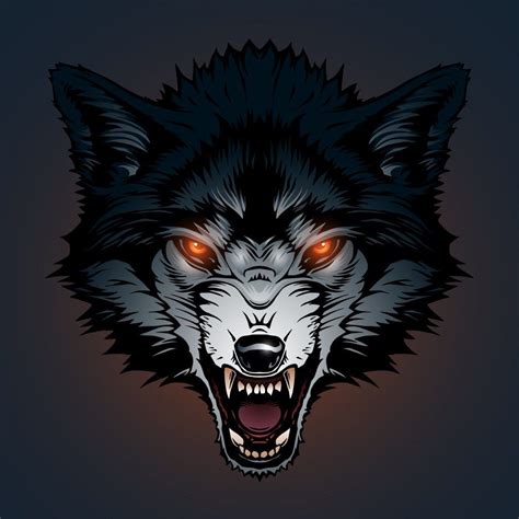 I Found A Dog That Has Really Helped Me Wolf Illustration Angry Wolf