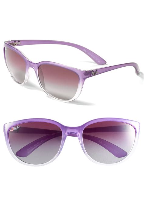 Ray Ban Cats Eye Sunglasses In Purple Purple Gradient Lyst Free Nude Porn Photos
