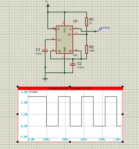 Circuit Design How To Generate Symmetric Square Wave Using 555 Timer