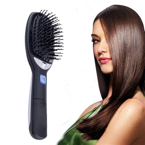 New Arrival Ionic Hair Brush Negative Ions Scalp Massage Comb Portable Electric Anti Static No