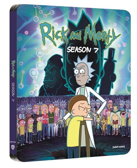 Rick And Morty Season 7 Limited Edition Steelbook Blu Ray Steelbook