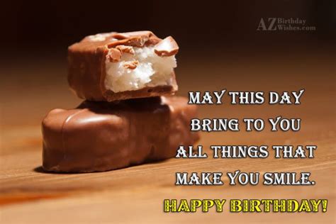 Birthday Wishes With Chocolate