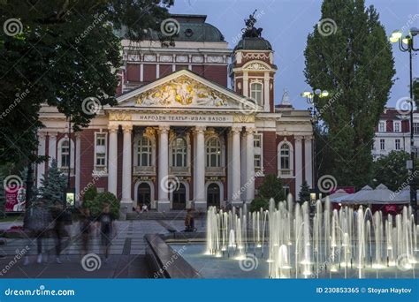 National Theatre Ivan Vazov In Sofia Bulgaria Editorial Image Image