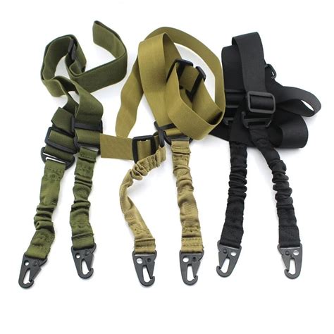 Tactical Two Points Rifle Gun Sling Strap System Airsoft Points Gun