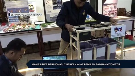 Mahasiwa Upgris Semarang Berinovasi Ciptakan Alat Pemilah Sampah