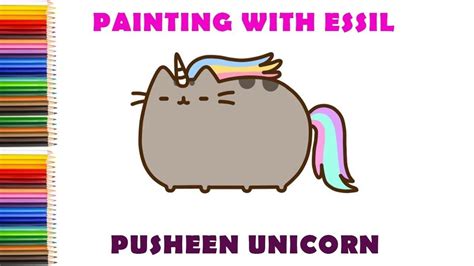 How To Draw Pusheen Unicorn Easy Step By Step Drawing Tutorial Step