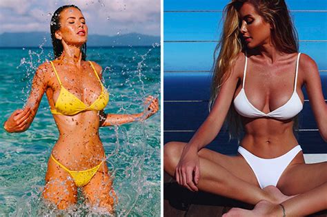 Sexy Model Renee Somerfield Exposes Privates In Racy Bikini Photoshoot