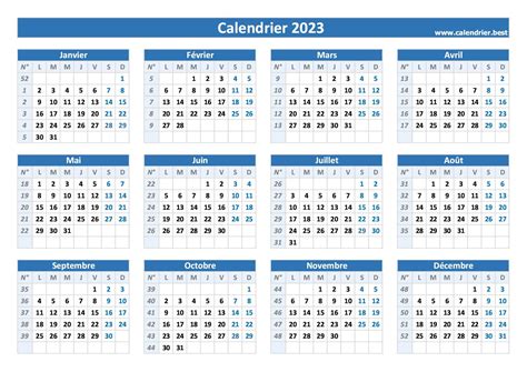 Semaine 15 2023 Dates Calendrier Et Planning Hebdomadaire à Imprimer