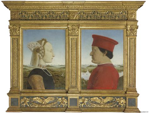 Double Portrait Des Ducs Durbino De Piero Della Francesca