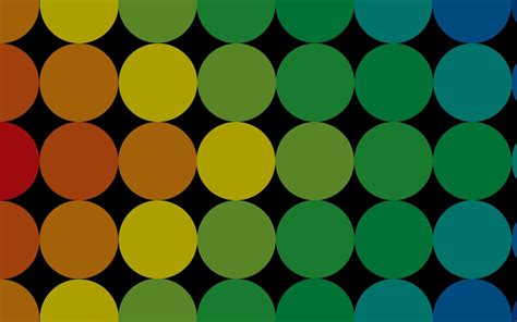 Wallpaper Colorful Illustration Green Yellow Pattern Circle