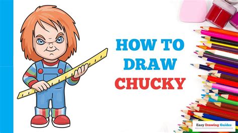 How To Draw Chucky In A Few Easy Steps Drawing Tutorial For Beginner