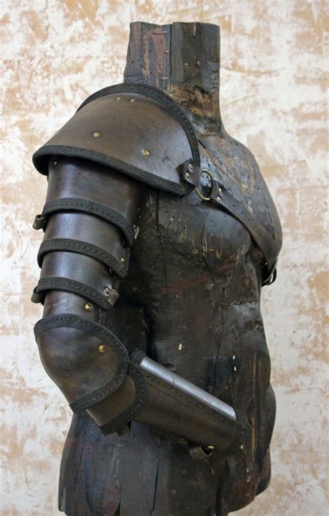 Gladiator Arm Guard Manica Full Arm Spartacus Leather Etsy Arm