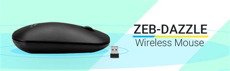 Buy Zebronics Zeb Dazzle Wireless Optical Mouse With Nano