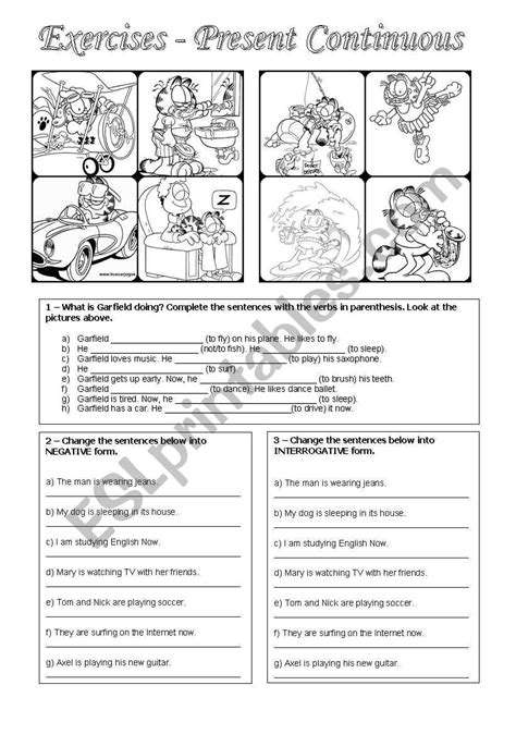 Present Continuous Esl Worksheet By Kadumeis