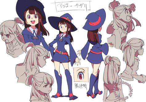 Wannabeanimator Little Witch Academia Characters Character Design