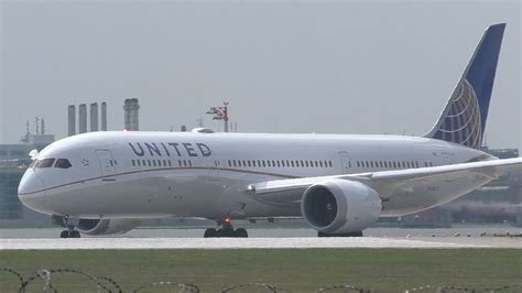 United Airlines Boeing 787 Takeoff At Munich Airport N24973 Youtube