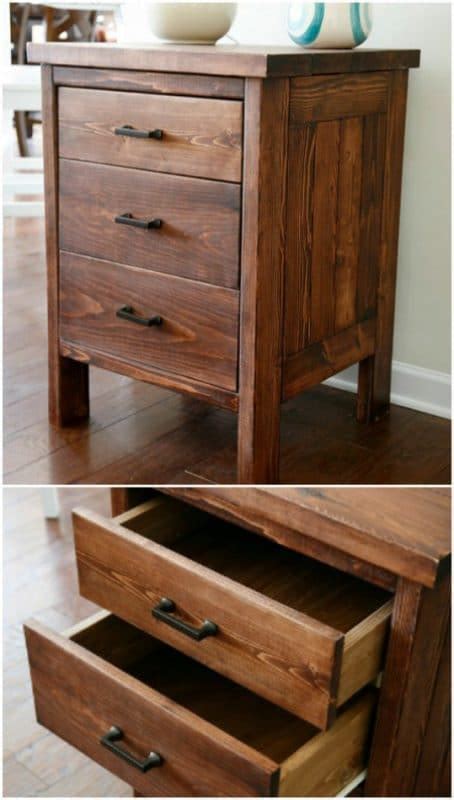 30 Amazingly Creative And Easy Diy Nightstand Projects Diy And Crafts