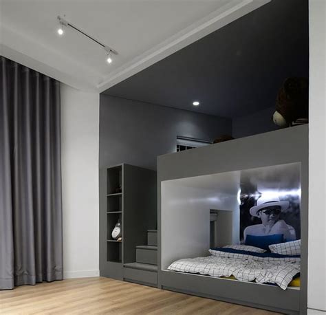 Design Detail Built In Bunk Beds And Closets Make Space