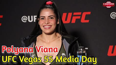 Ufc Vegas Media Day Polyana Viana Talks Move To Chute Boxe Youtube