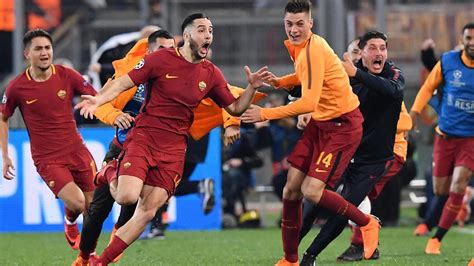 roma knock barcelona out of champions league with remarkable comeback chicago tribune