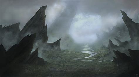 Dark Fantasy Landscape Art