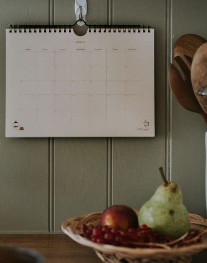 2023 Kitchen Calendar Dear Wildflowers