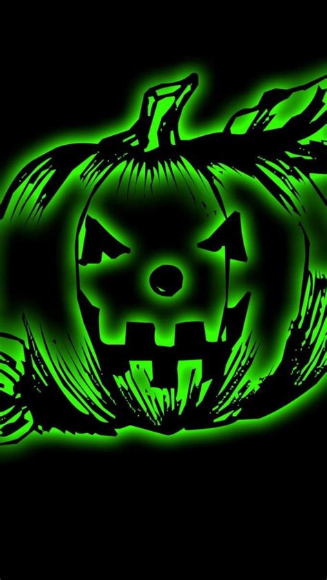 Green Halloween Pumpkin The Iphone Wallpapers