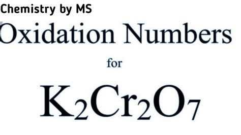 How To Find The Oxidation Number Calculate The Oxidation Number Of Cr