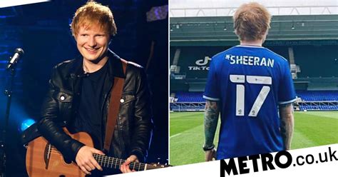 Ed Sheeran Added To Ipswich Town Football Clubs Official Squad List Metro News