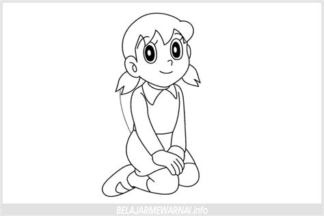 Mewarnai doraemon dengan berbagai warna dan karakter. Mewarnai Gambar Shizuka Minamoto Teman Doraemon ...