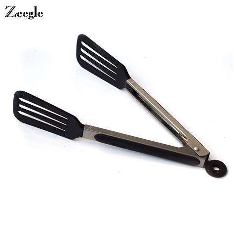 Zeegle Kitchen Tongs Bbq Clip Non Magnetic Stainless Steel Bbq Tongs